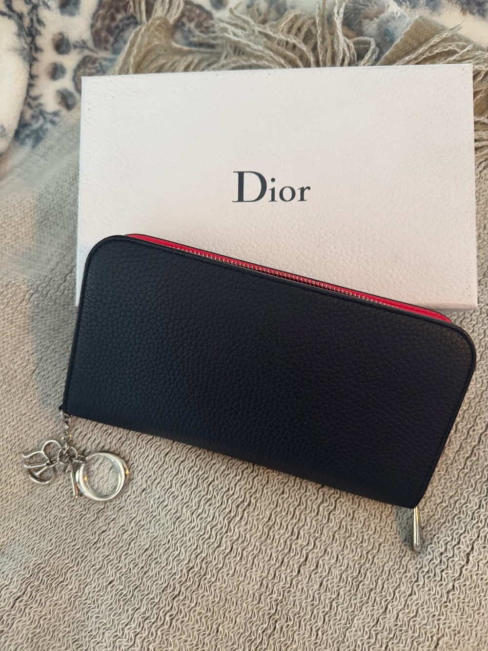 Dior full zip wallet - Picture 2 of 7